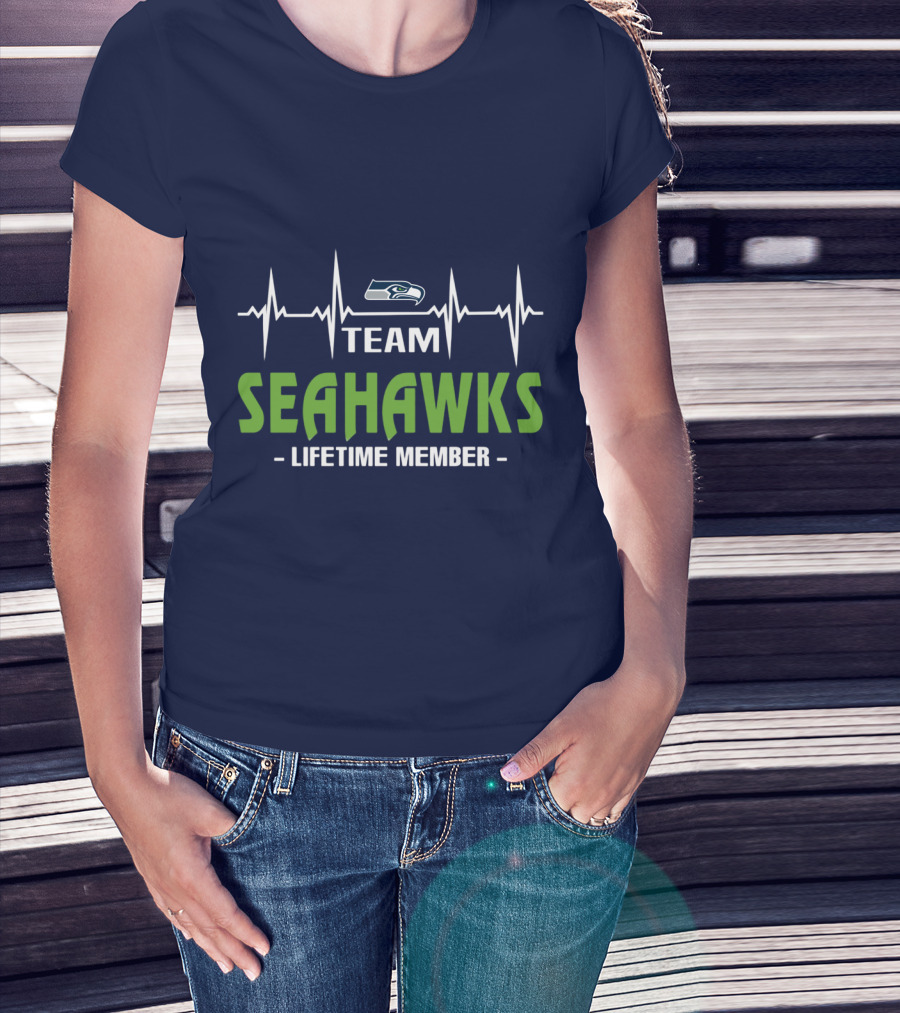 Team Seahawks Lifetime Member T-Shirt