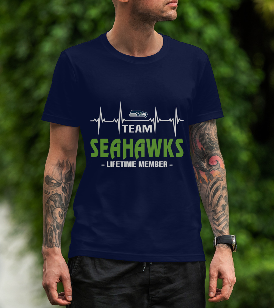 Team Seahawks Lifetime Member T-Shirt