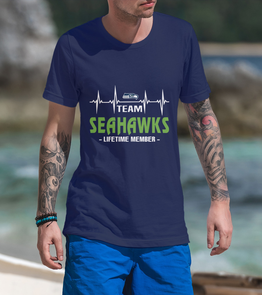 Team Seahawks Lifetime Member T-Shirt