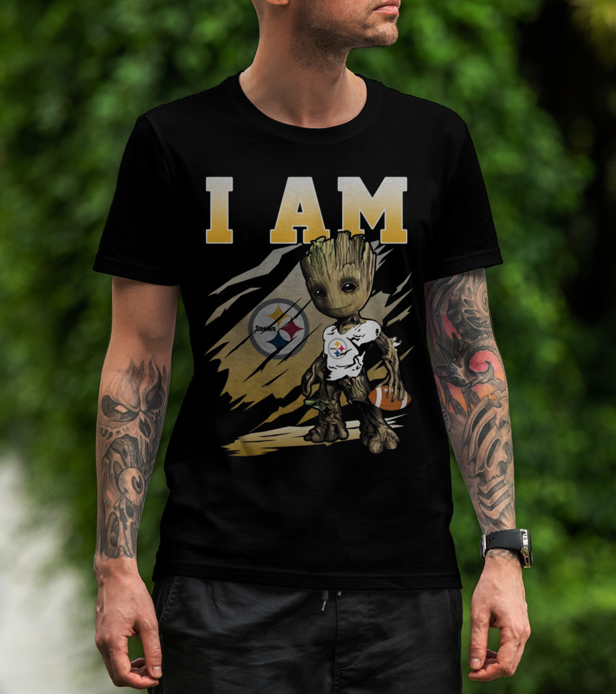 I Am Pittsburgh Steelers Groot Football T-Shirt