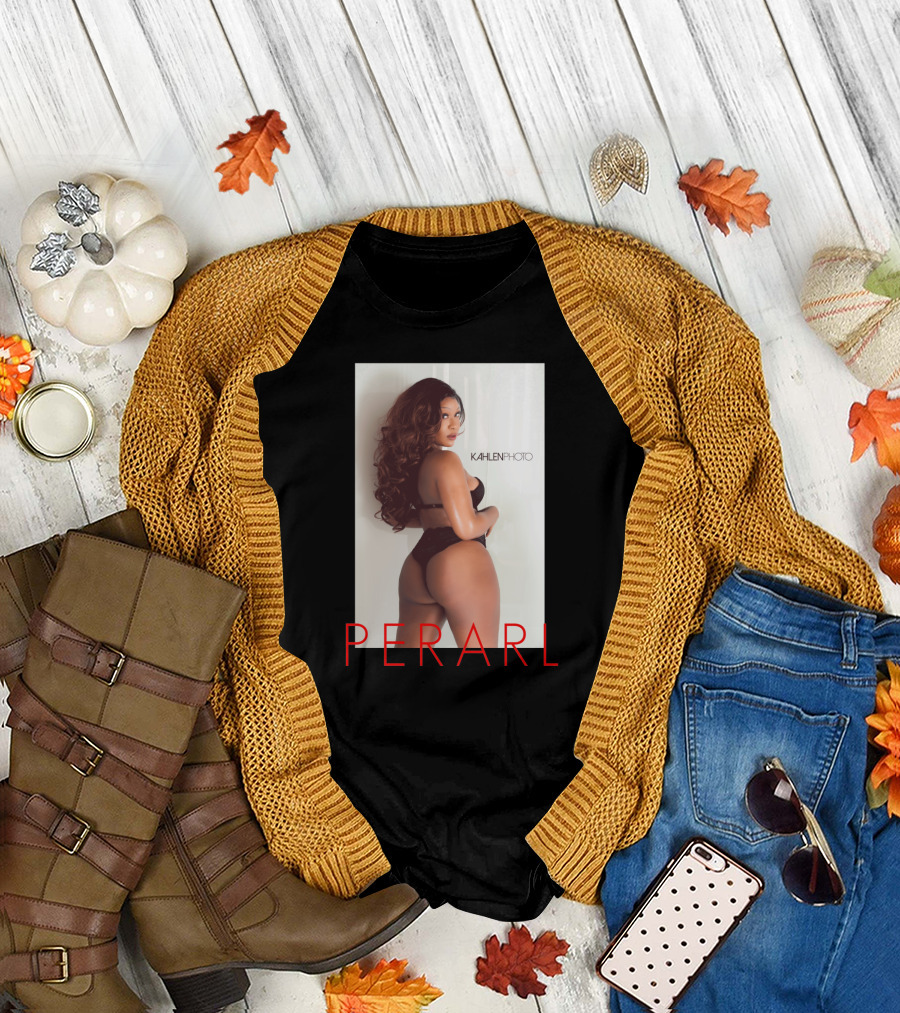 KAHLENPHOTO Model Perarl Photography Featuring Lingerie Fashion T-Shirt