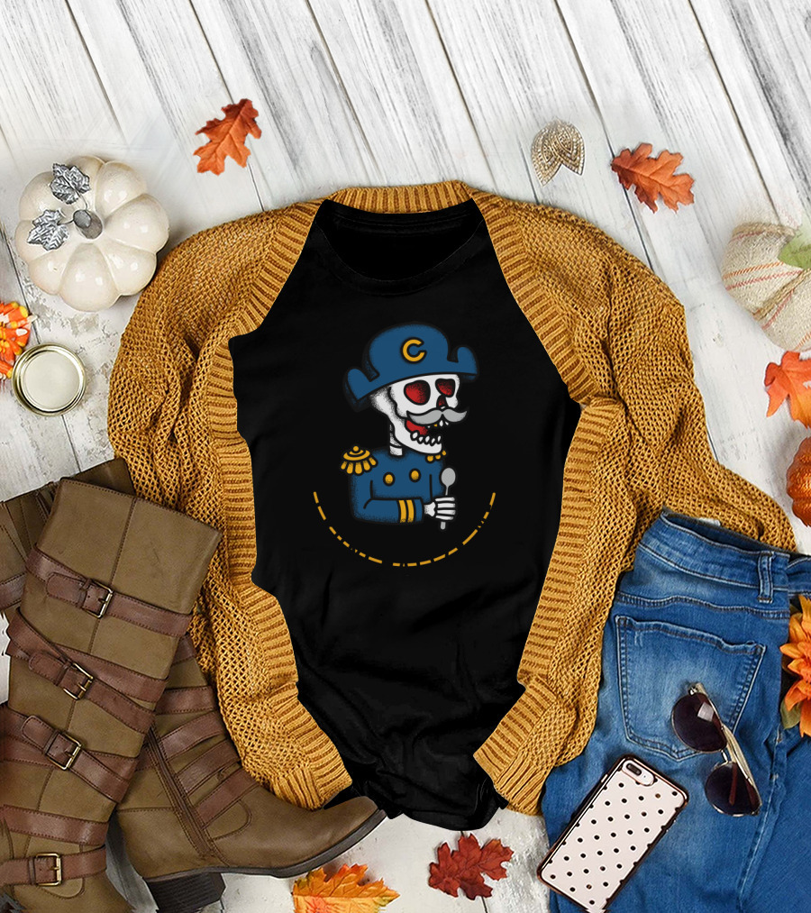 Crunchatize Me Captain Skeleton With Spoon T-Shirt