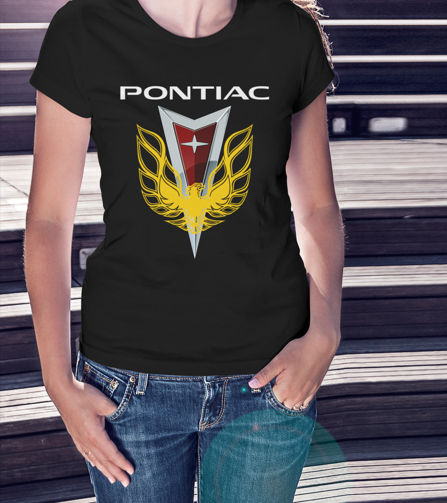 Pontiac Logo With Firebird Emblem And Star T-Shirt