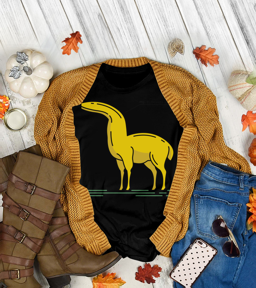 Fig. 1: Banana Llama Yellow Fusion T-Shirt