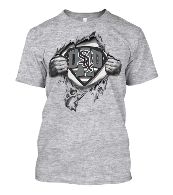 SUPERDAD Chicago White Sox Logo Superman T-Shirt