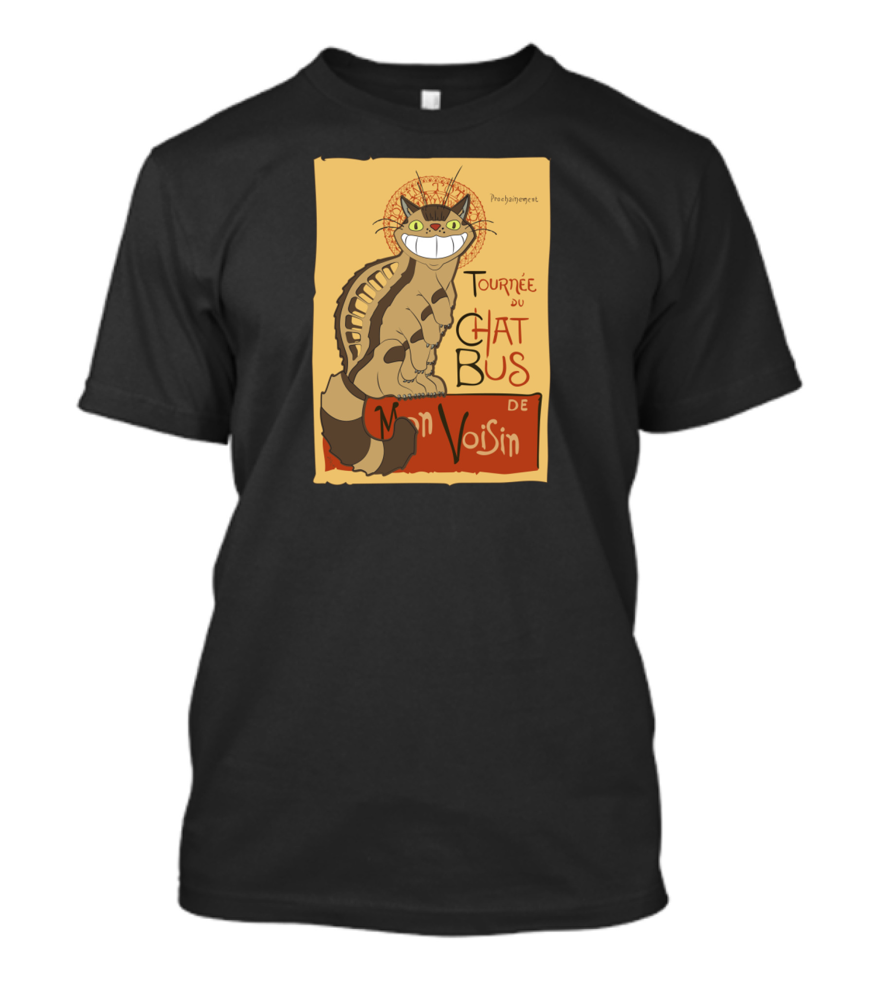 TournEe Du Chat Bus De Mon Voisin Prochainement T-Shirt