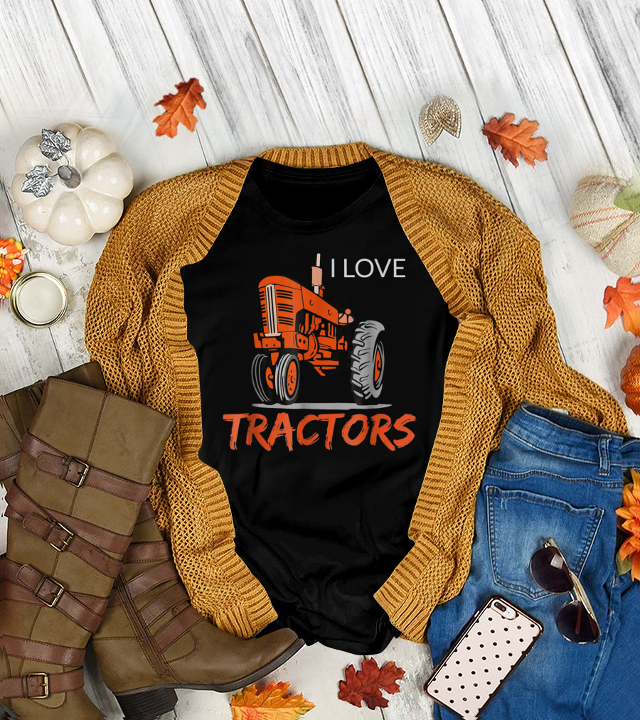 I Love Tractors T-Shirt