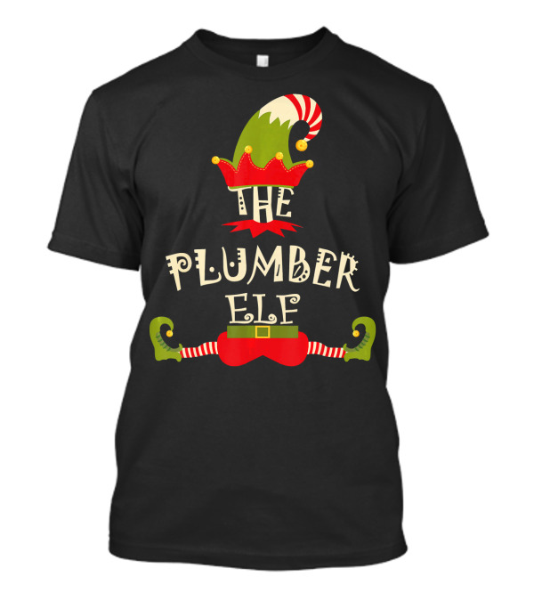 The Plumber Elf Christmas Funny Cool T-Shirt