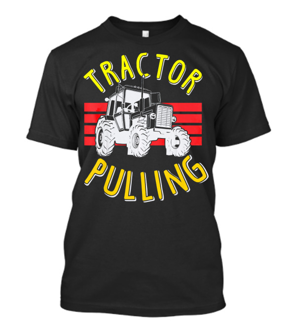 Tractor Pulling State Fair Champion Birt Bold Yellow Vintage Tractor T-Shirt