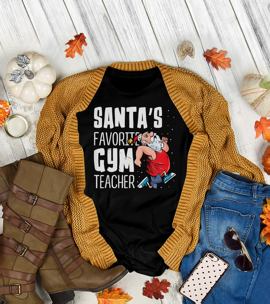 Santa's Favorite Gym Teacher T-Shirt