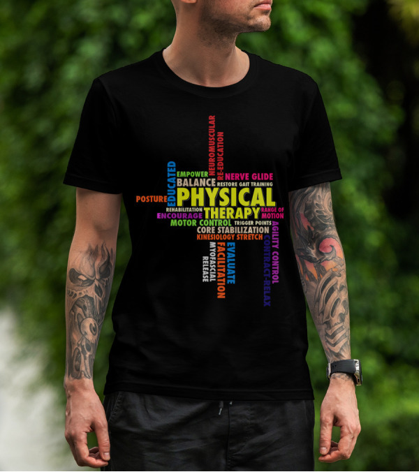 Physical Therapy Balance Motor Control Core Stabilization Rehabilitation T-Shirt