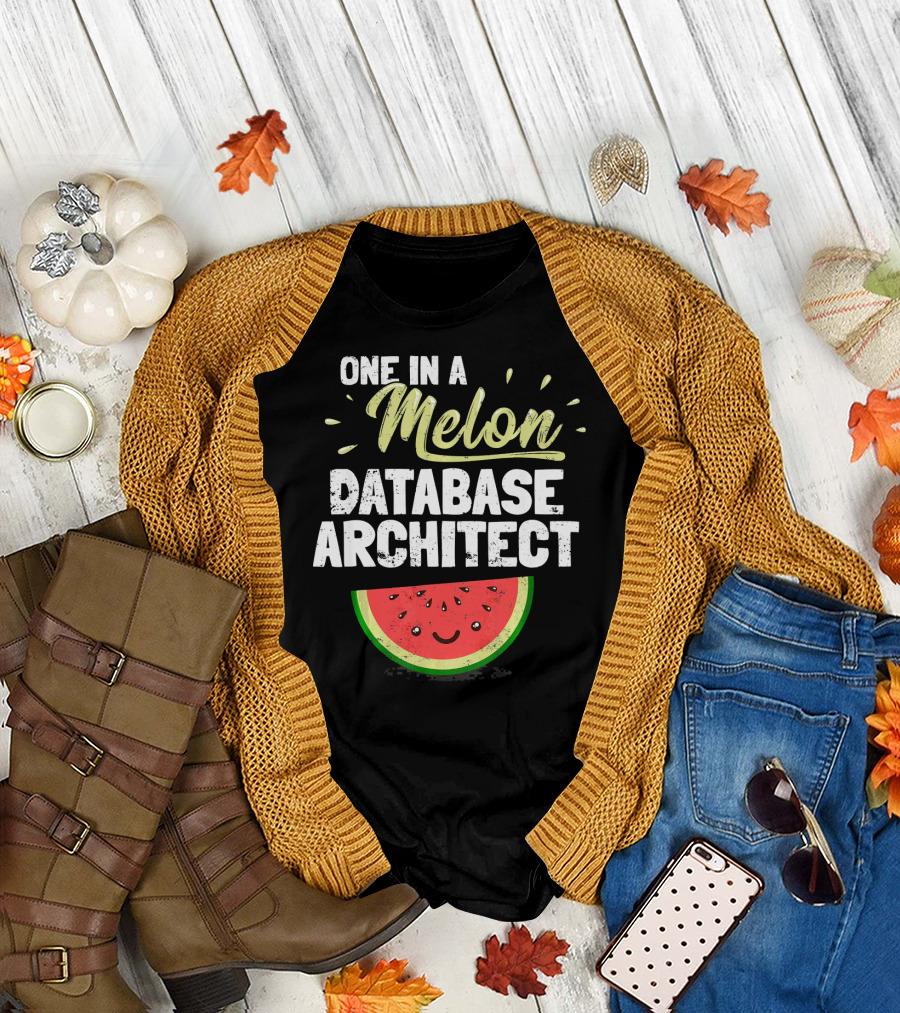 One in a Melon Database Architect T-Shirt