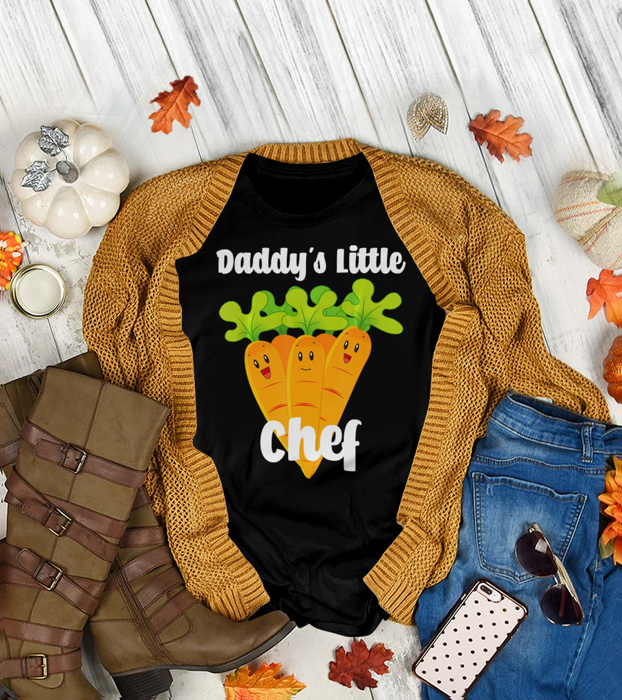 Daddy's Little Chef Happy Carrots T-Shirt