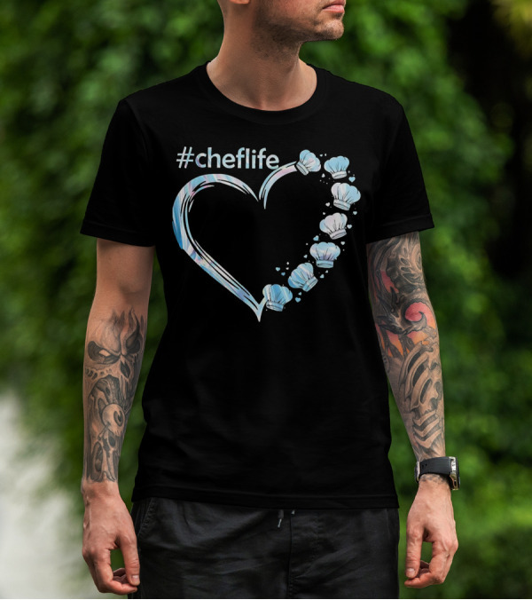 ChefLife Heart Culinary Gangs Chef Hats T-Shirt