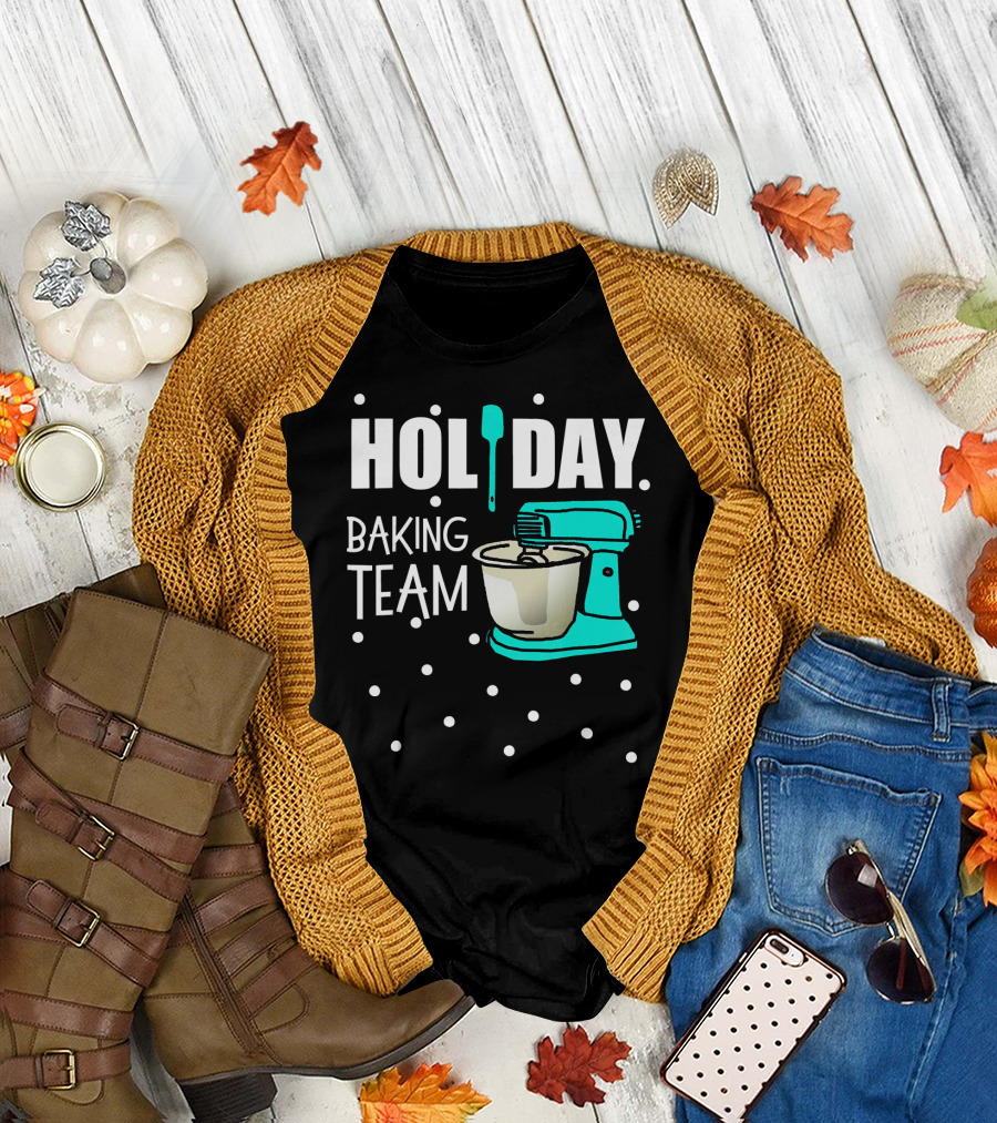 Holiday Baking Team Mixer Crew T-Shirt