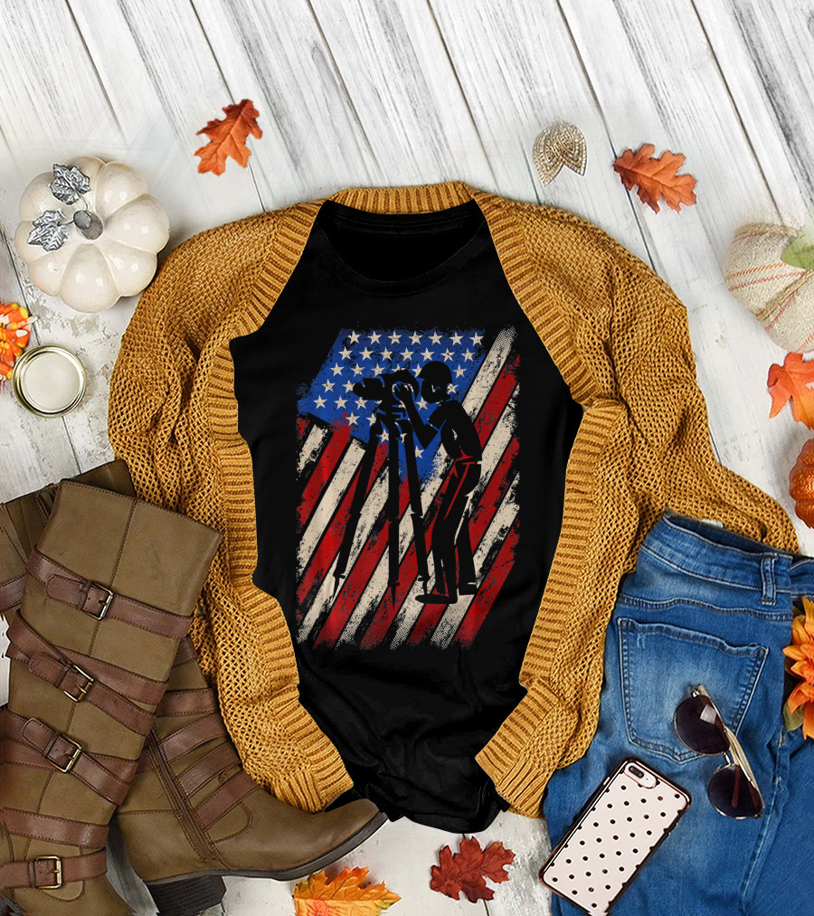 Surveyor American Flag T-Shirt