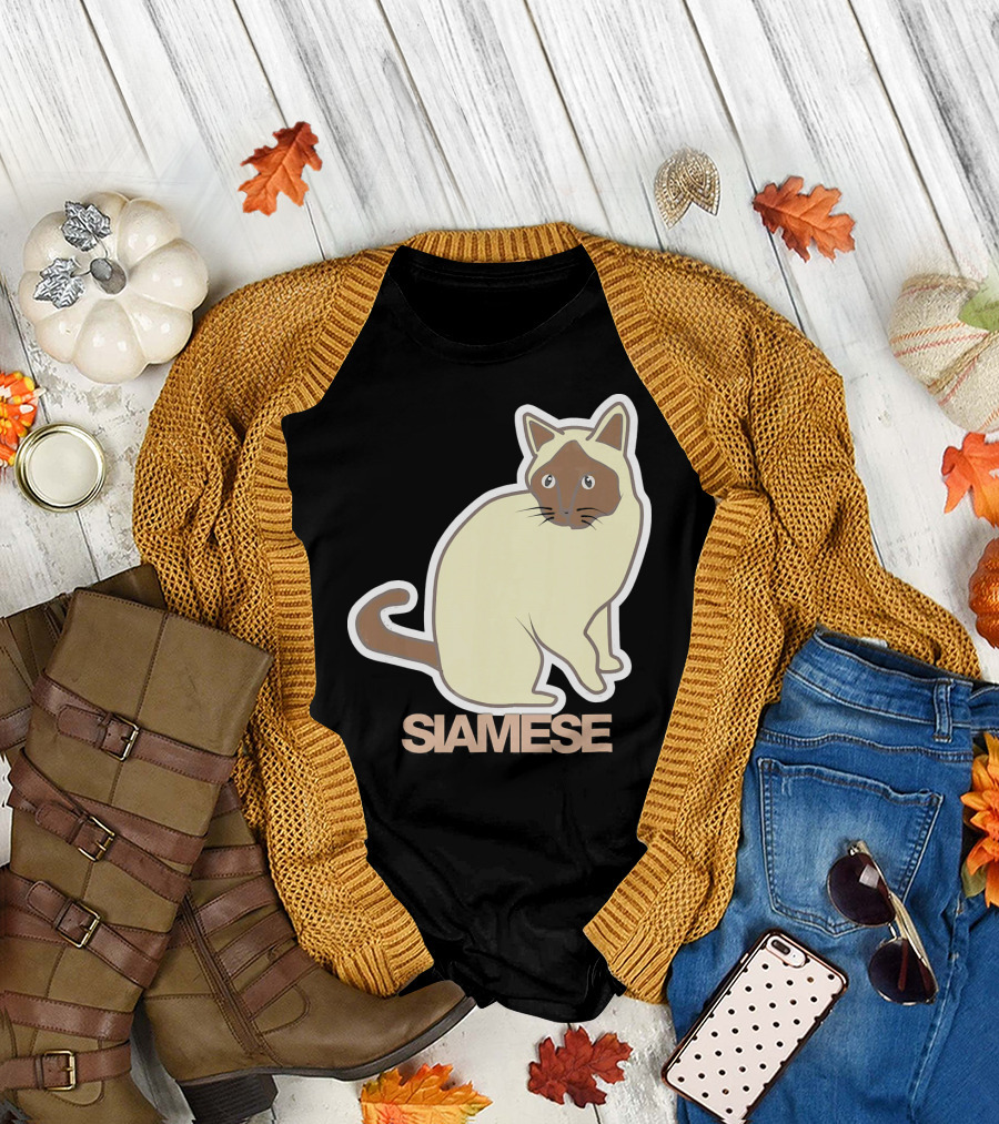 Siamese Cat WagApparel T-Shirt