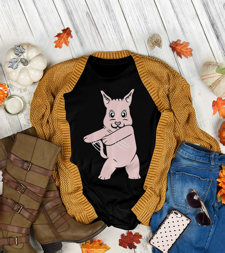Sphynx Cat Flossing Like A Boss Dance Move T-Shirt