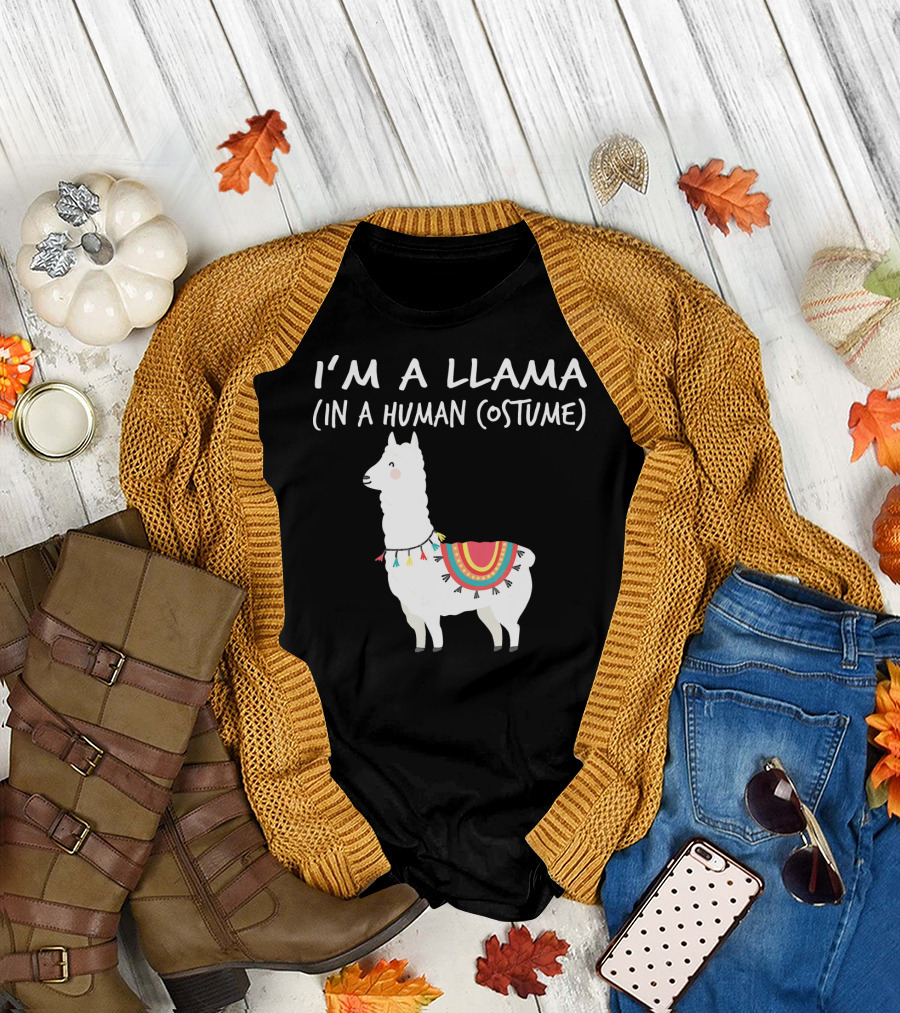I'm a Llama in a Human Costume T-Shirt