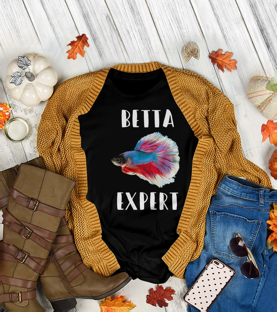 Betta Fish Expert Aquarium Hobby T-Shirt