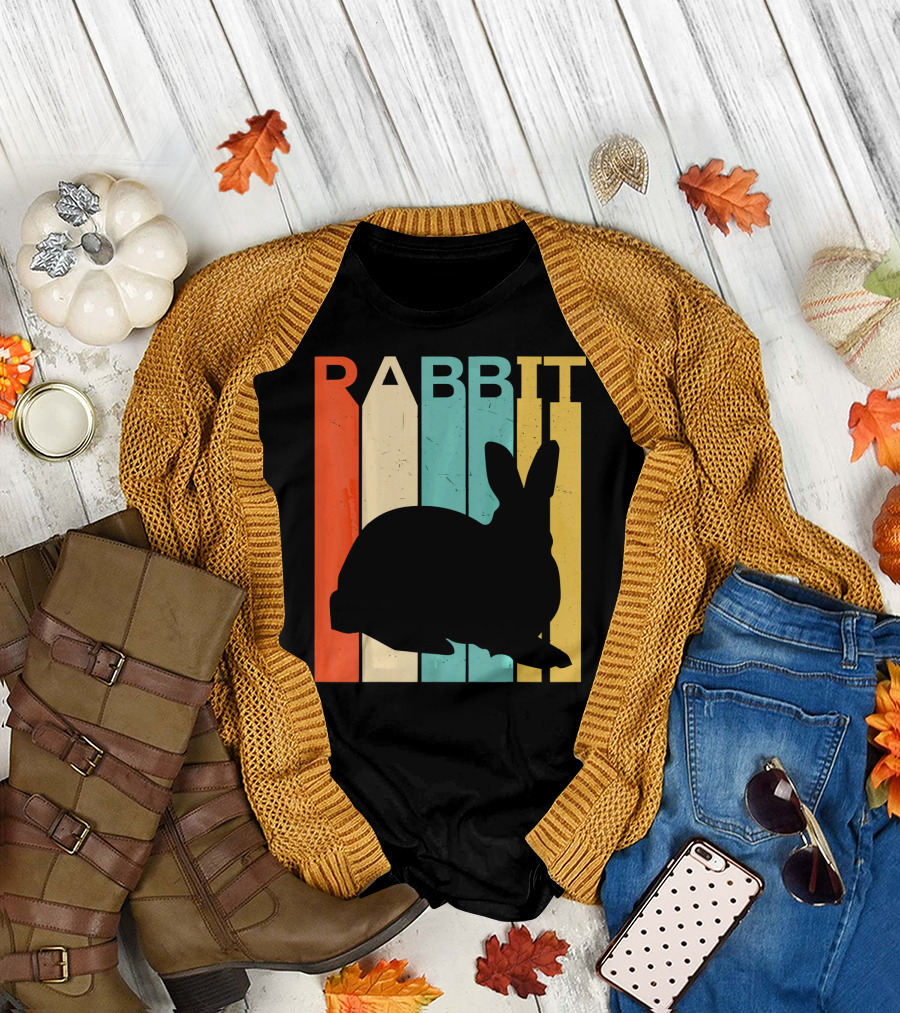 Retro Rabbit Vintage Rabbit T-Shirt