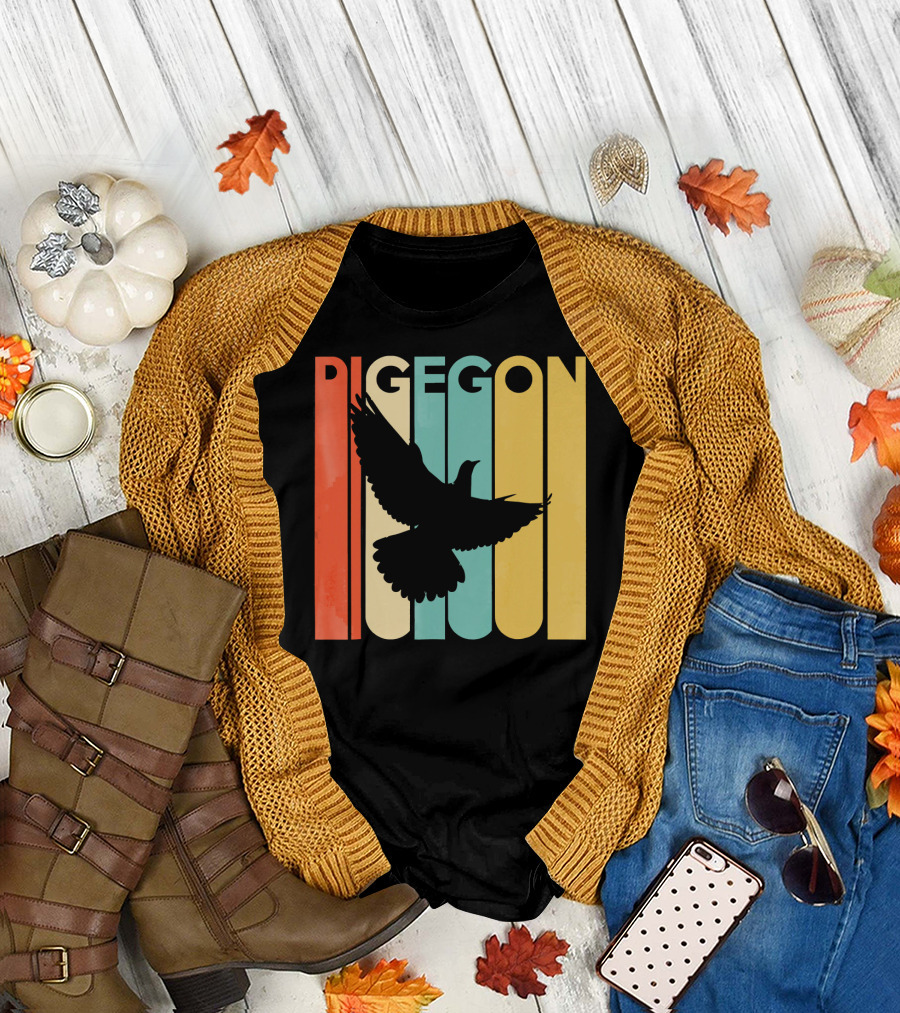 Pigeon Retro T-Shirt