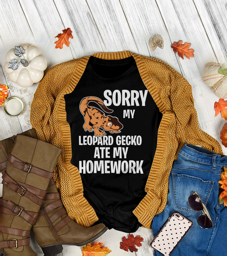 Sorry My Leopard Gecko Ate My Homework T-Shirt