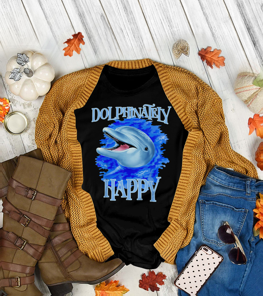 Dolphinately Happy Dolphin T-Shirt