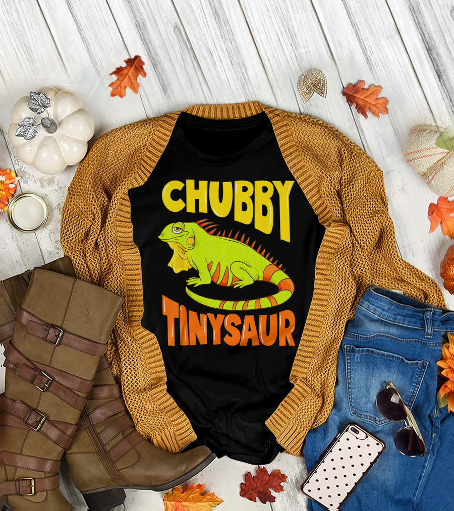 Chubby Tinysaur Iguana Lizard T-Shirt