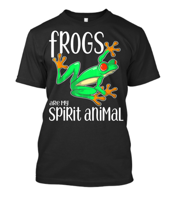 Frogs Are My Spirit Animal Frogs T-Shirt