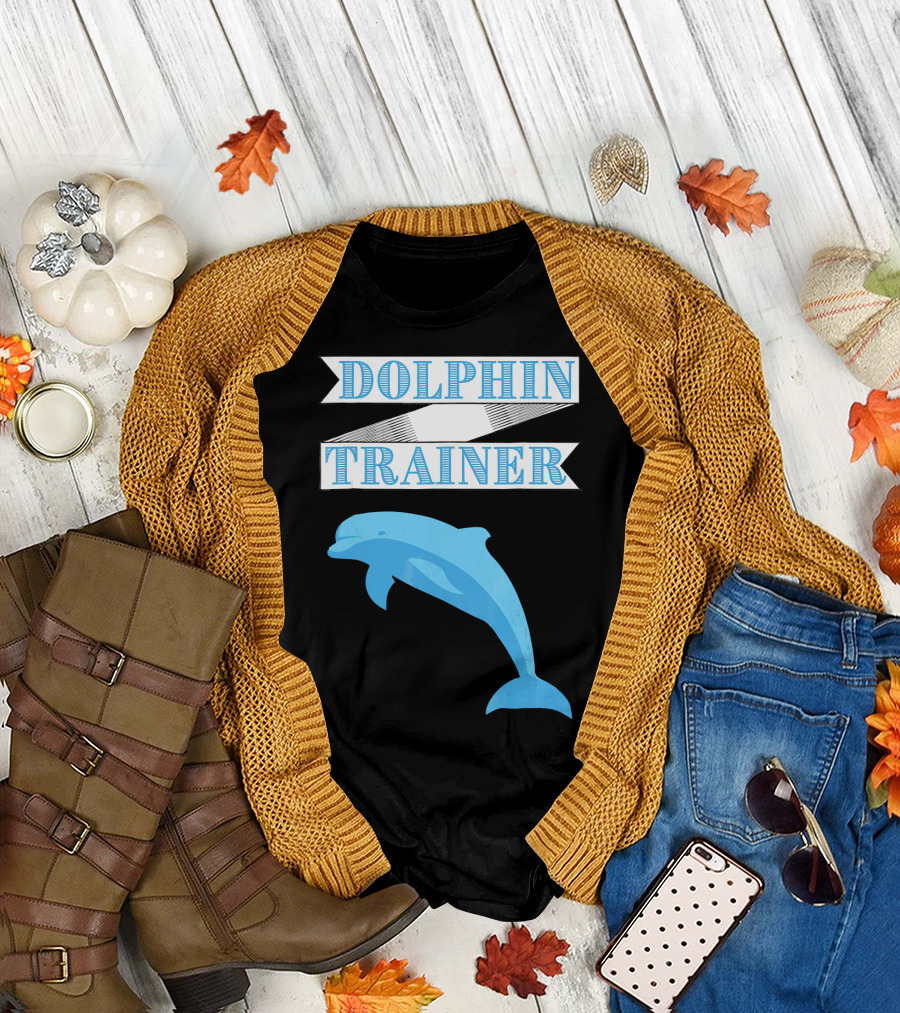 Dolphin Trainer Marine Enthusiast Ocean Animal Lover T-Shirt