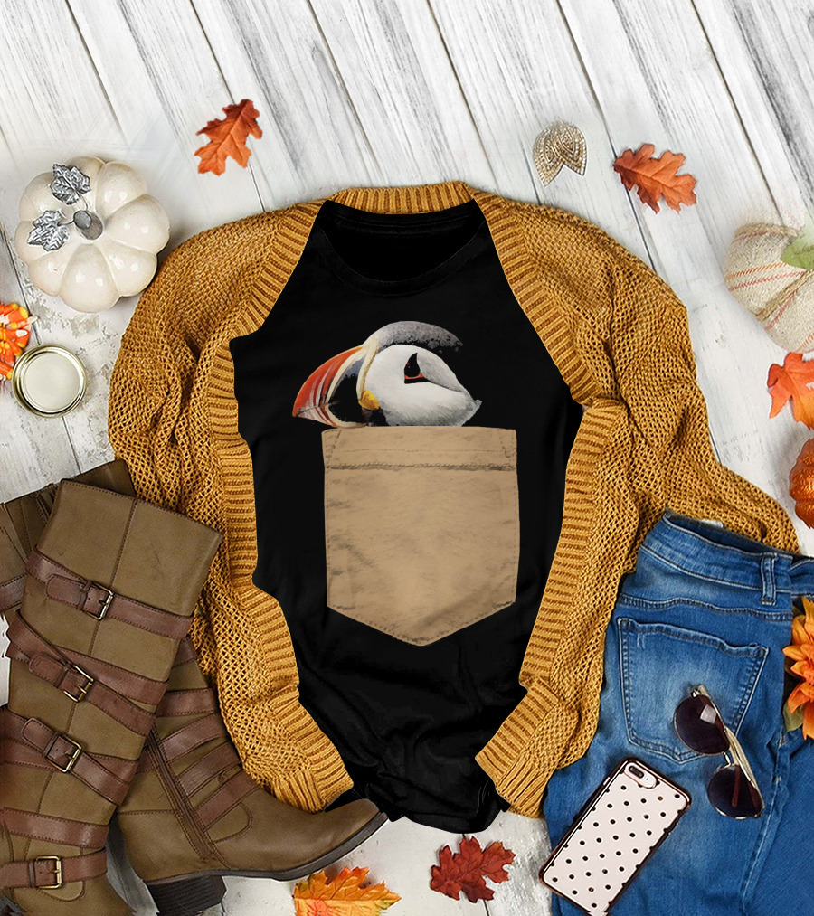Puffin Lover Puffin in My Pocket T-Shirt