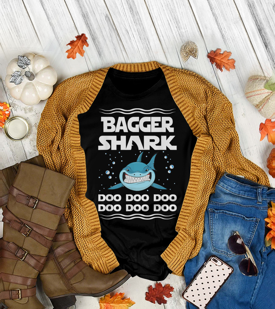 Bagger Shark Doo Doo Doo Doo Doo Doo T-Shirt