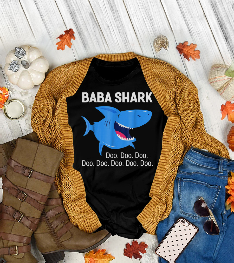 Baba Shark Doo Doo Doo Doo Doo Doo Doo Doo Doo T-Shirt