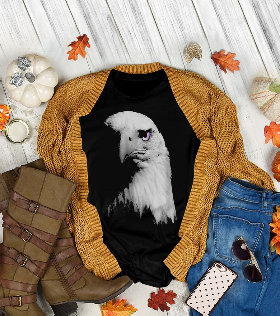 Eagle Eye USA American Colors Majestic Bird T-Shirt