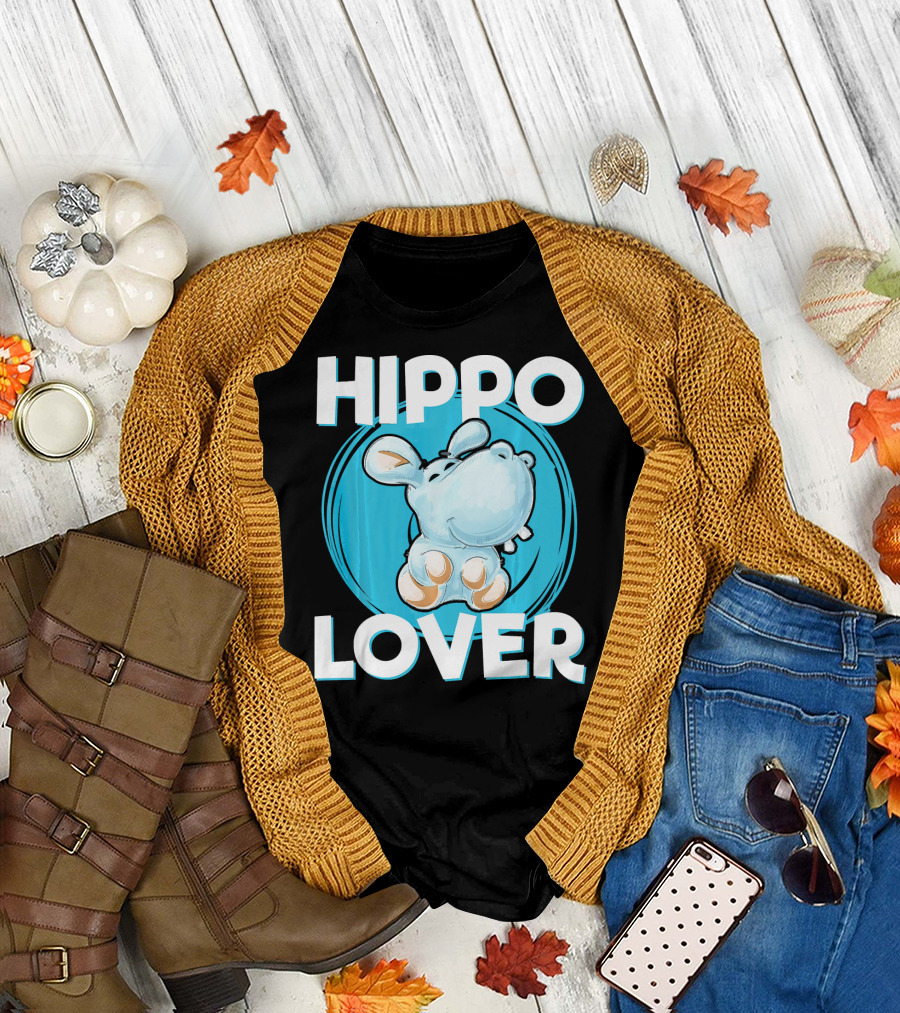Hippo Lover Cute Hippopotamus T-Shirt