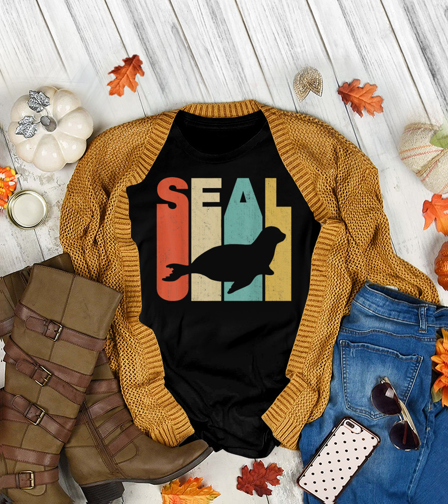 Vintage Retro Seal T-Shirt