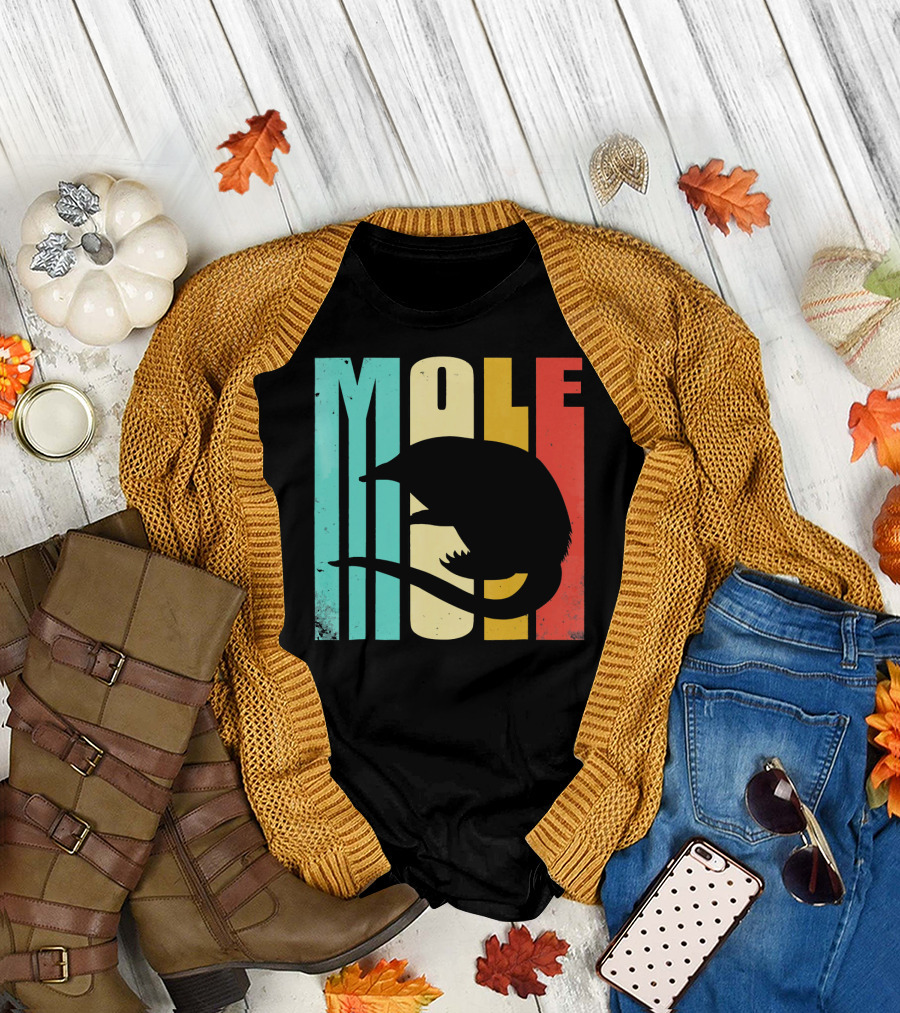 Vintage Mole Retro T-Shirt