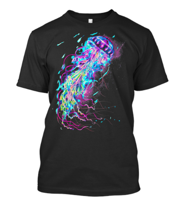 Beautiful Jellyfish Space Cosmic Colors T-Shirt