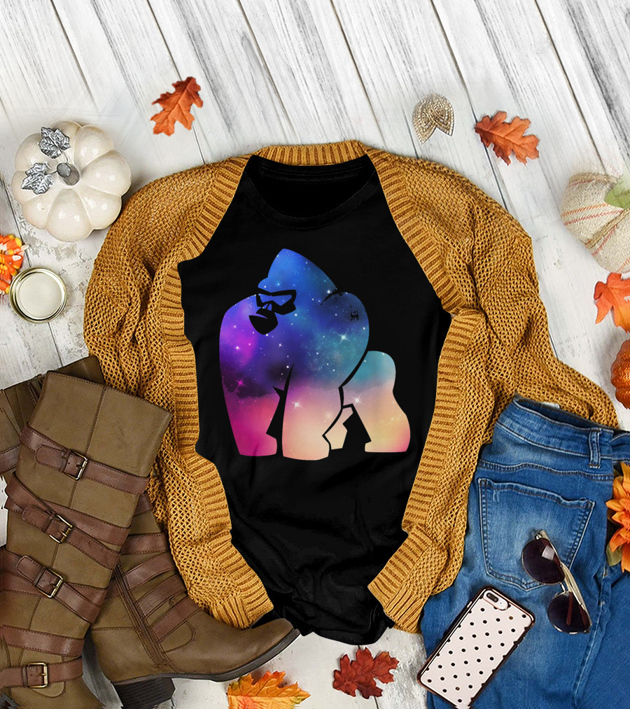 Cosmik Gorilla Galactic Shades Celestial T-Shirt