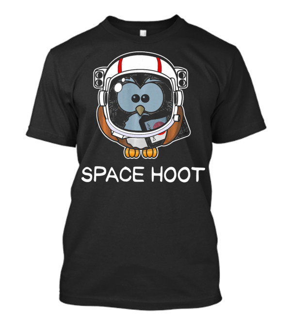 Cute Owl Space Hoot Astronaut In Spacesuit T-Shirt