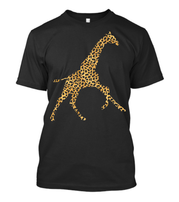 Giraffe Leopard Print Ruminant Okapi Ani T-Shirt