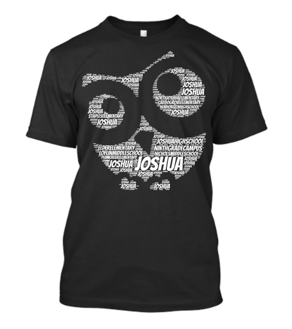 Joshua Texas School Spirit Word Art Featuring Local Schools T-Shirt