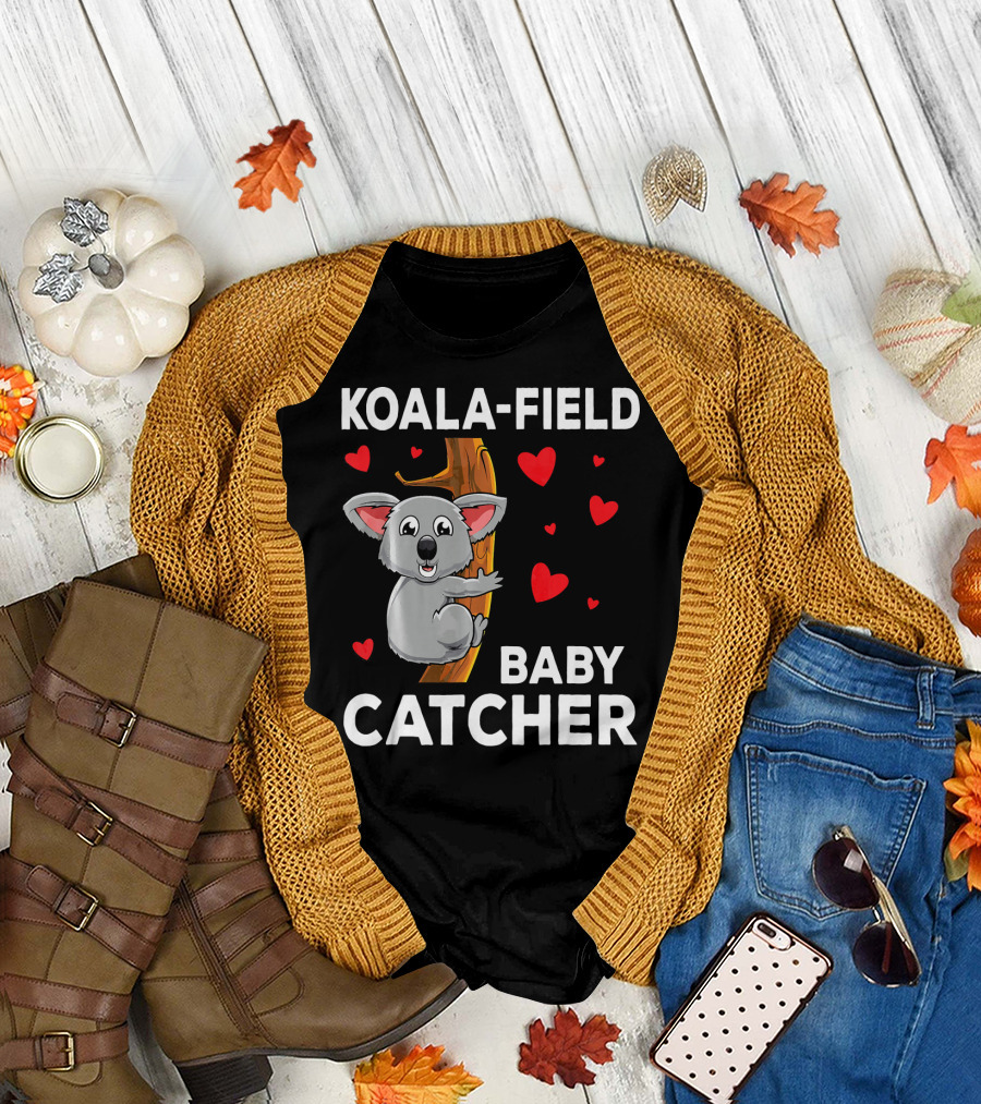 KOALA-FIELD Baby Catcher Doula Baby Birth T-Shirt