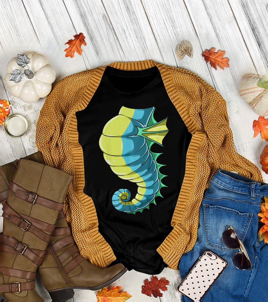 Seahorse Costume Body Headless Sea Creature Vibrant T-Shirt
