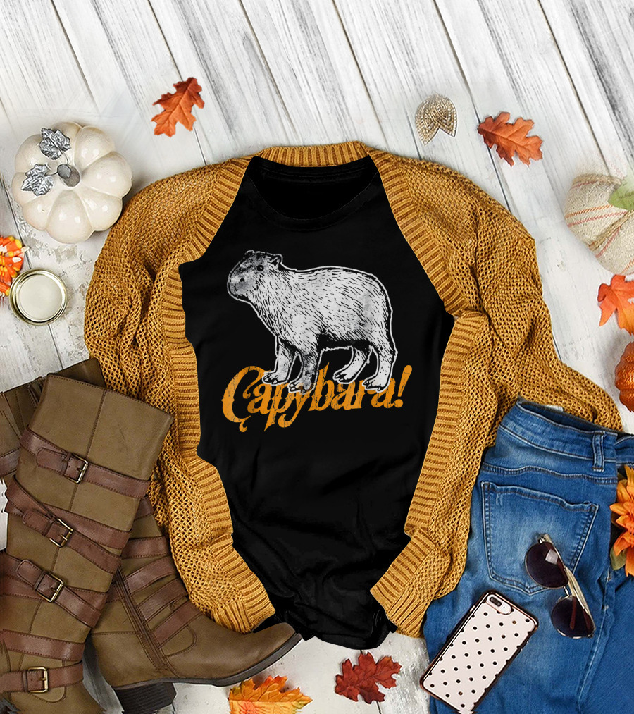 Capybara Wildlife Enthusiast T-Shirt
