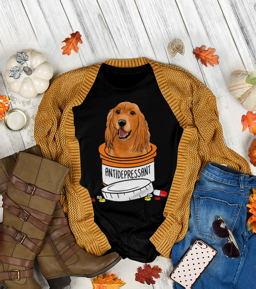 Cocker Spaniel Antidepressant Prescription T-Shirt