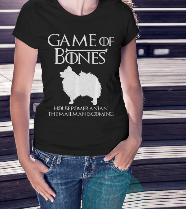 Game Of Bones House Pomeranian The Mailman Is Coming T-Shirt