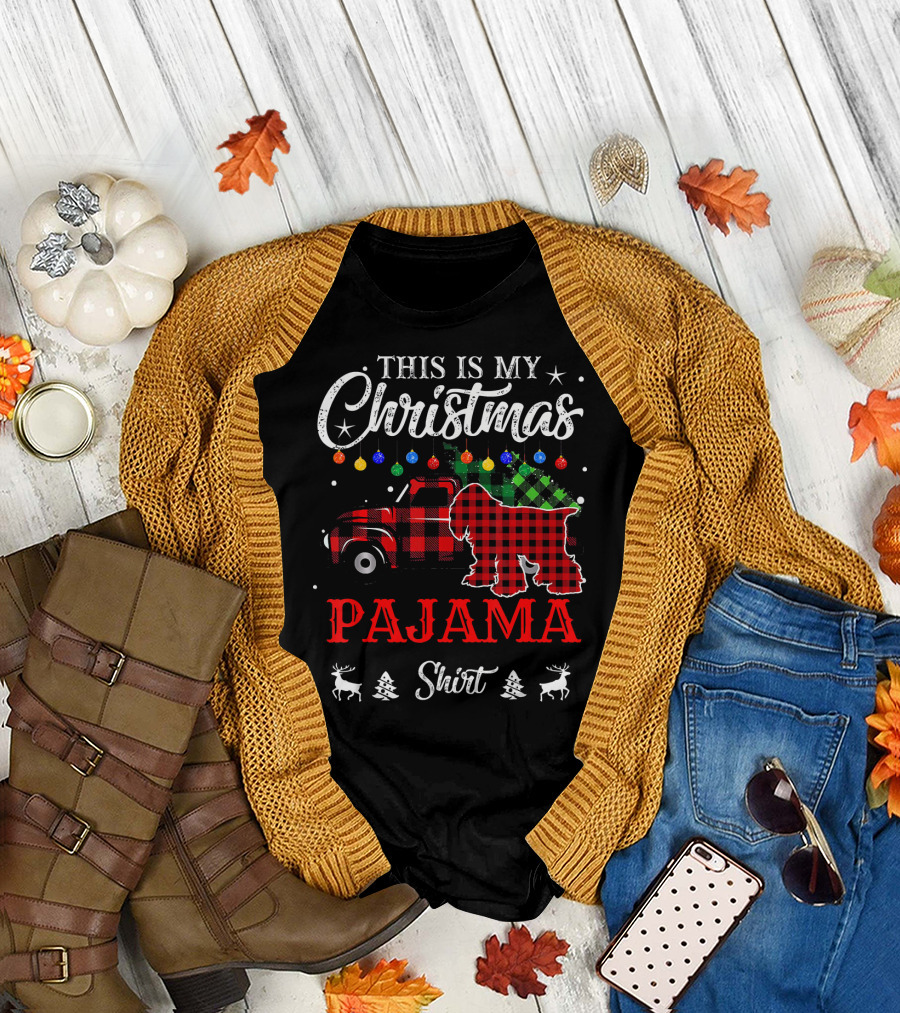 THIS IS MY CHRISTMAS PAJAMA SHIRT COCKER SPANI T-Shirt