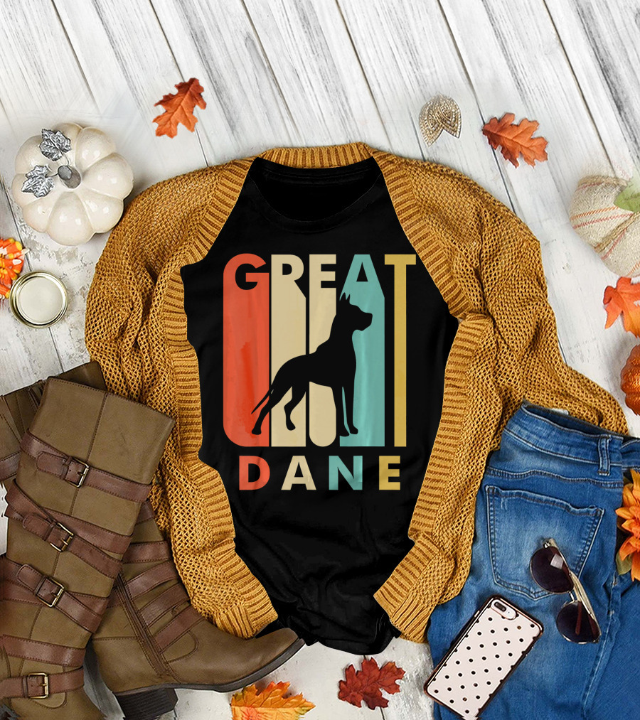 Vintage Style Great Dane Retro T-Shirt